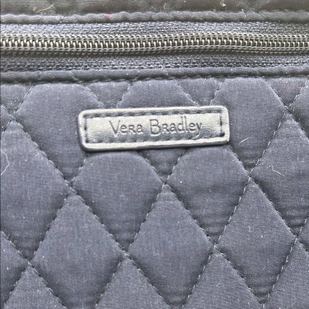 Vera Bradley Black Quilted belt Bag with Adjustable Strap - Picture 2 of 4